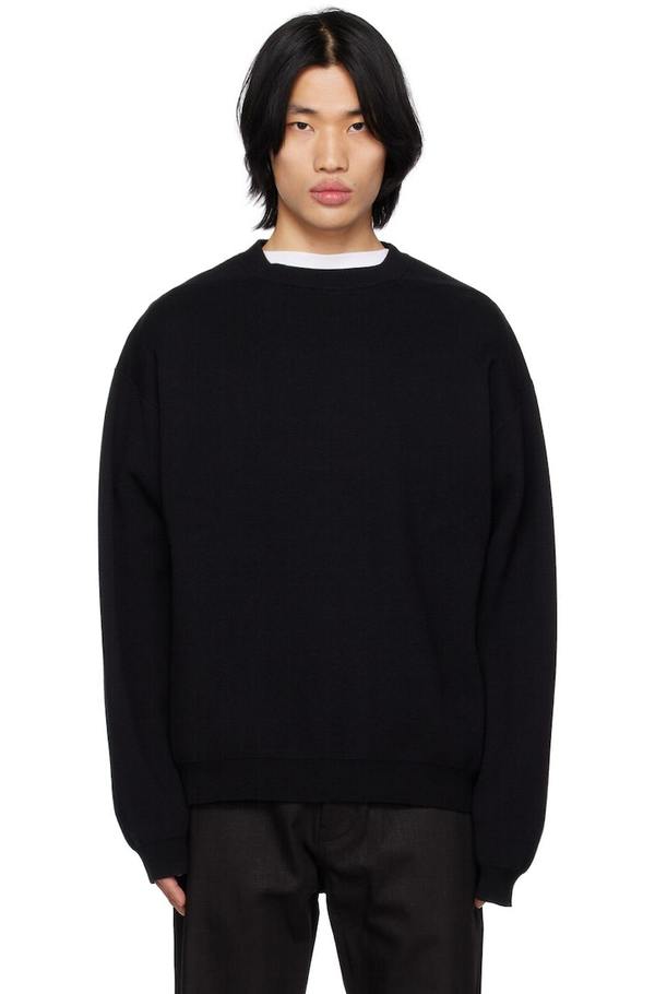 Studio Nicholson Hemyl Sweater - Black | Garmentory
