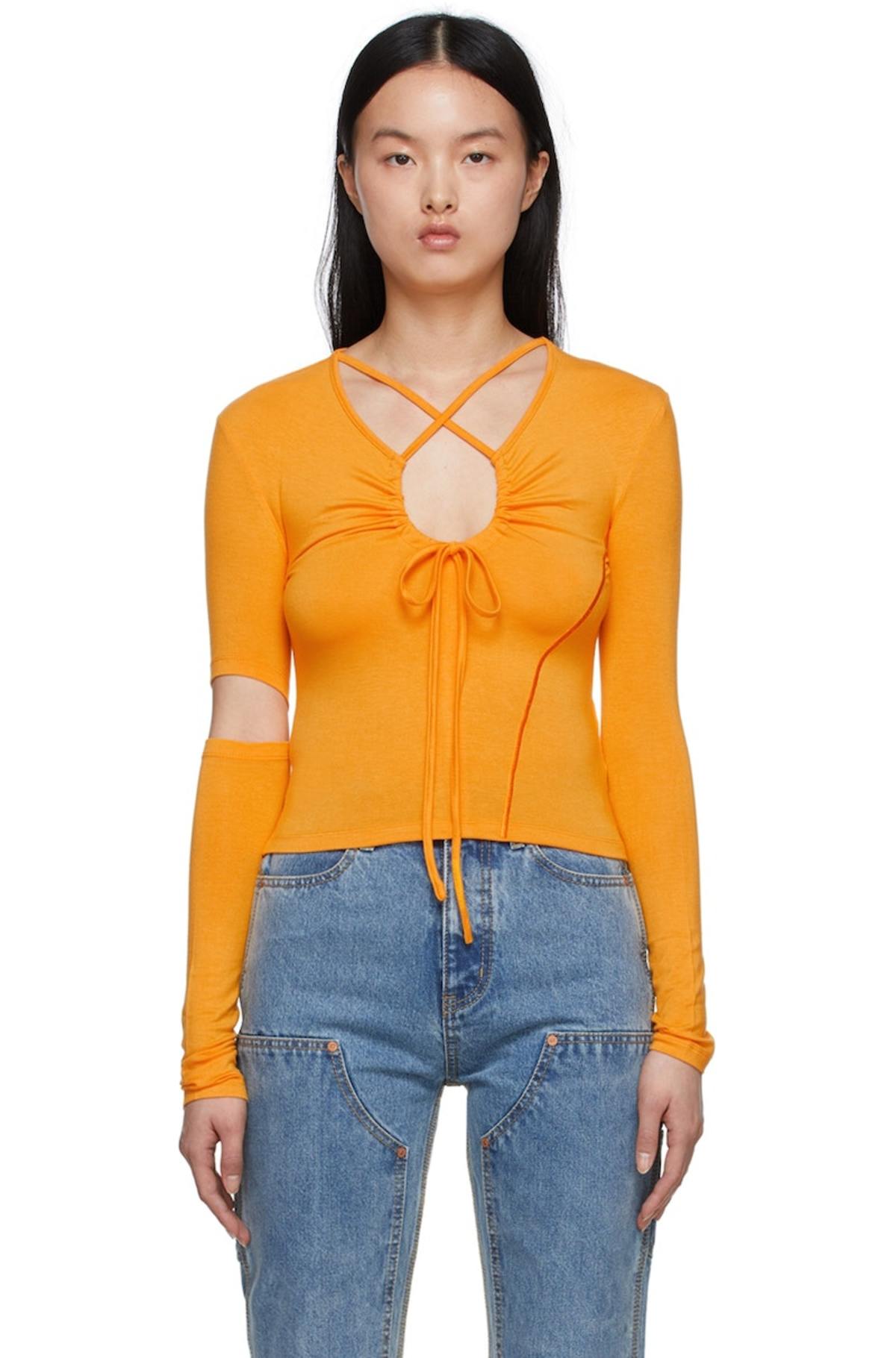 Andersson Bell Orange Edie T-Shirt | Garmentory