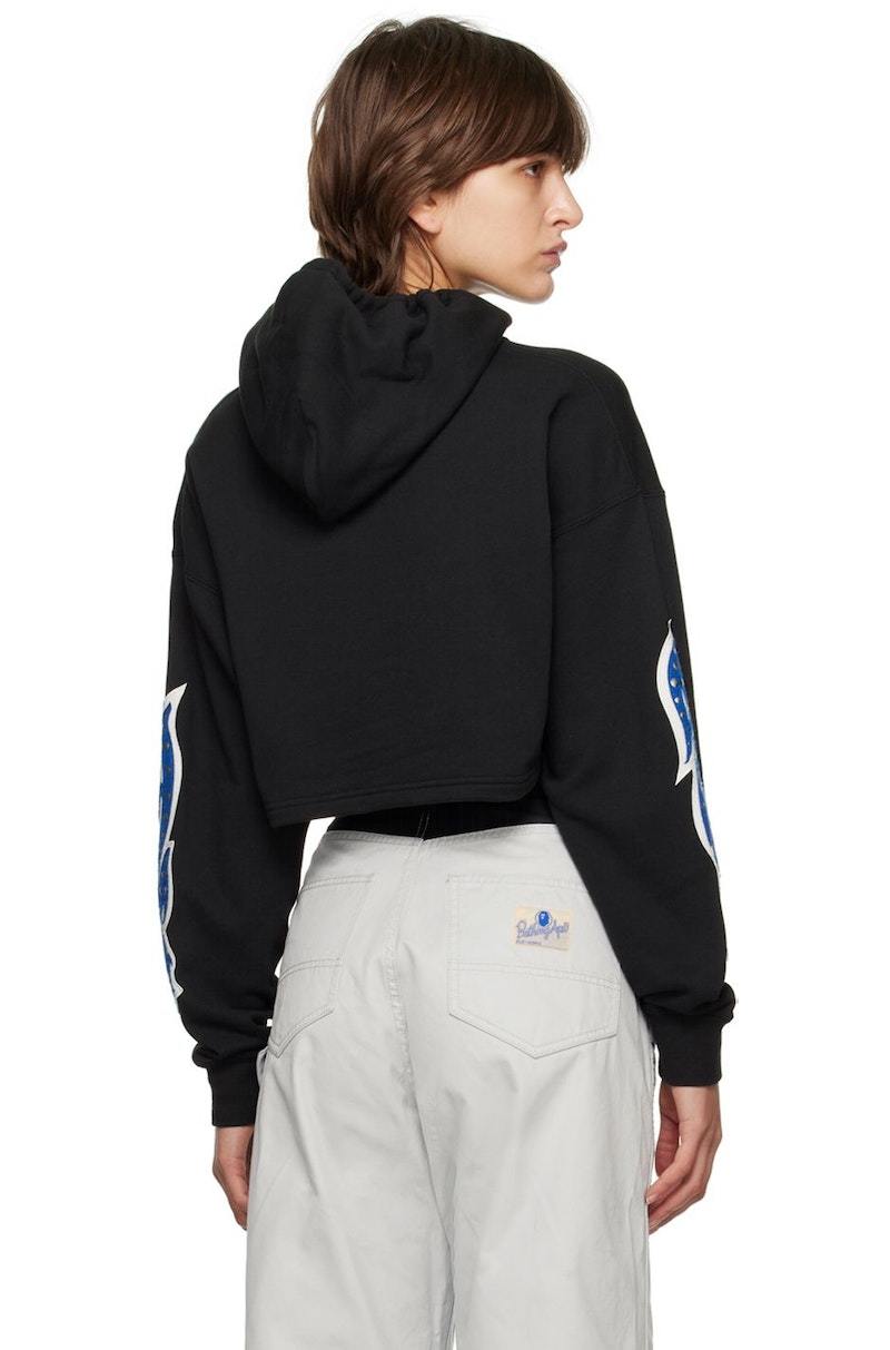 トップス BAPE GRAFFITI STUDDED CROPPED HOODIE S Buy BAPE Graffiti Studded Cropped Hoodie 'White' - 1I80 214