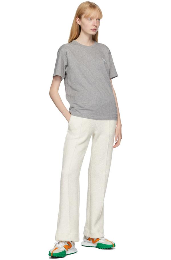 Casablanca Terry Color Block Jogger Lounge Pants - Off White