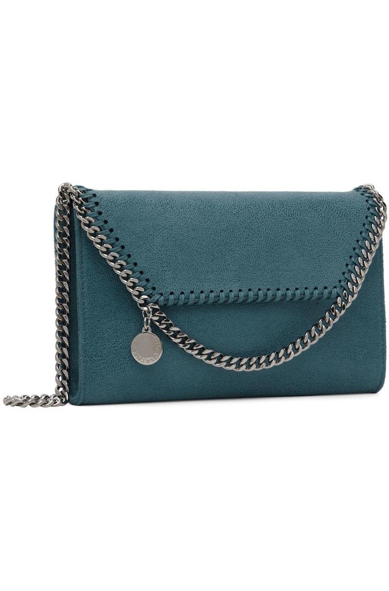Stella McCartney Blue Mini Falabella Shoulder Bag | Garmentory