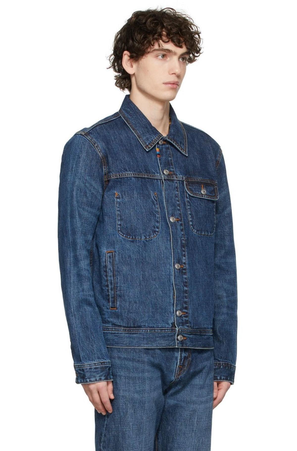 Paul Smith Rose Paint Denim Jacket ジャケット・アウター