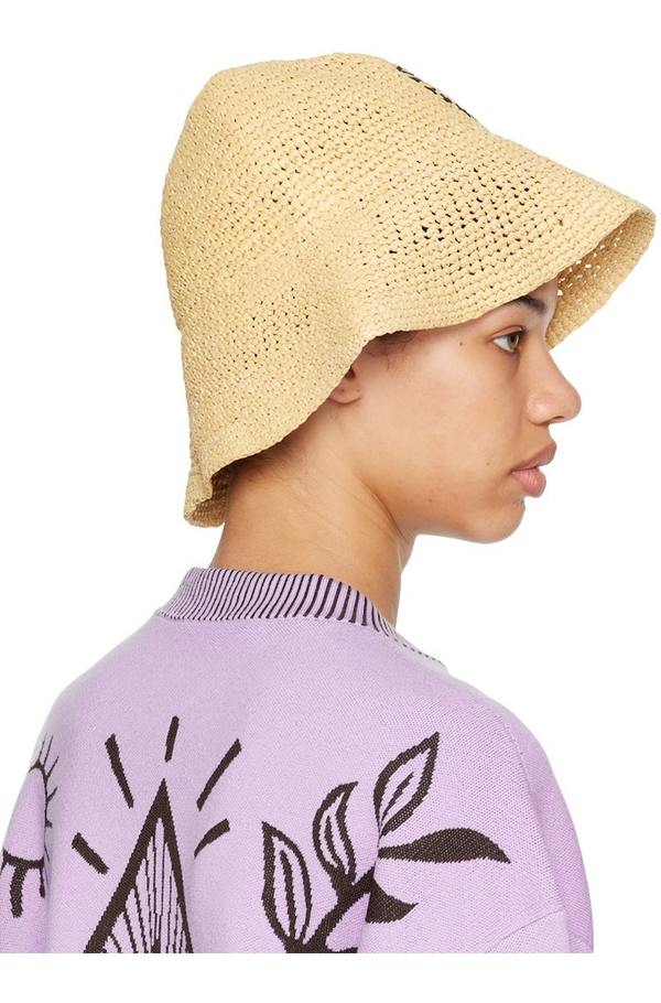 【送料&関税込】Stella McCartney Bucket Hat With Logo Logo denim bucket hat in blue - Stella Mc Cartney Kids