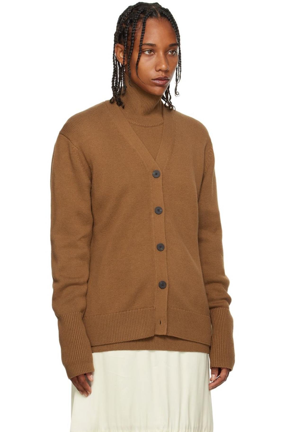 Studio Nicholson Tan Aulenti Cardigan | Garmentory