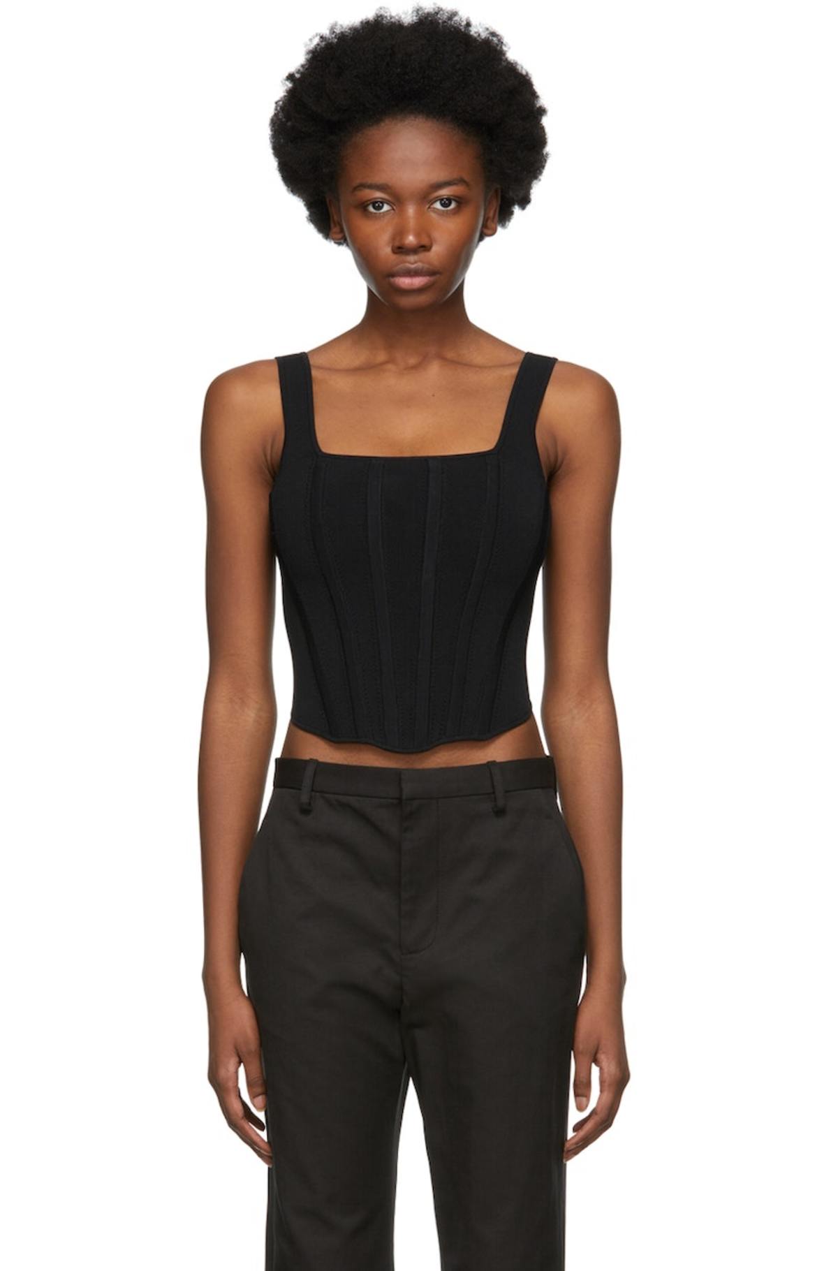 dion lee pointelle corset dress Dion Lee Pointelle Corset Dress, Women's Fashion, Tops, Sleeveless on Carousell