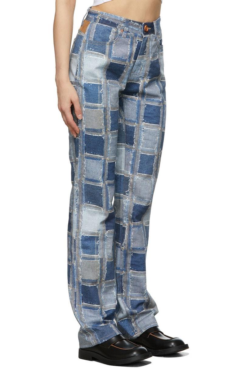 デニム・ジーパン ANDERSSON BELL Patchwork jeans Blue ANDERSSON BELL Patchwork Jeans - Blue | Garmentory