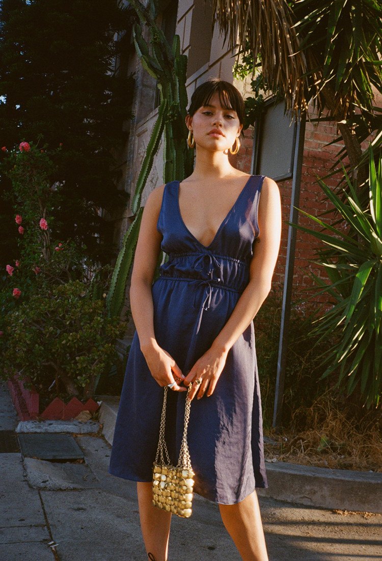 ciao lucia Carolina Dress - NAVY ciao lucia Carolina Dress - NAVY