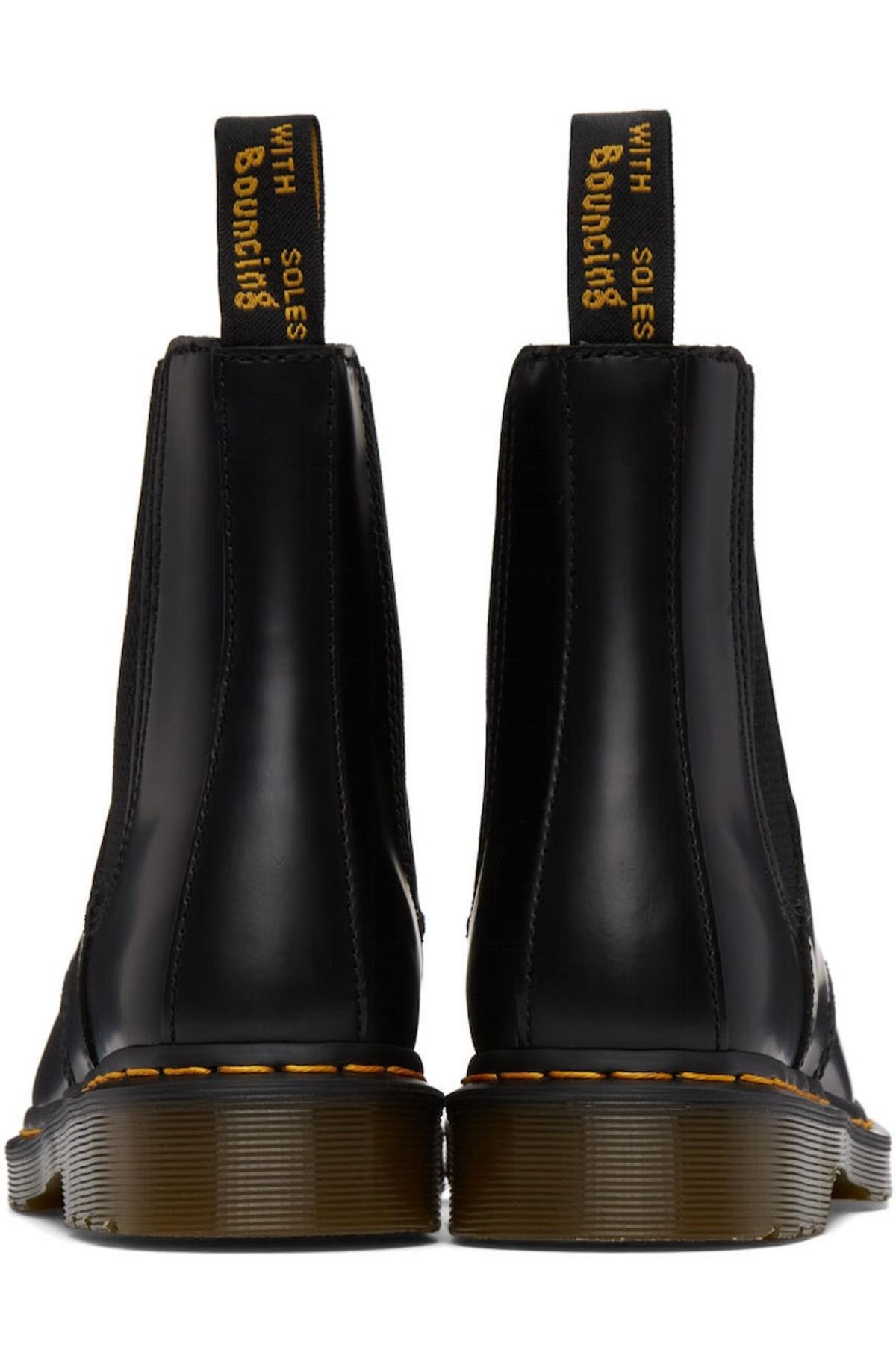 Dr. Martens 1460 Harper Smooth Leather Lace Up Boots, UNISEX Women 10 Mens 9 Dr. Martens 1460 Harper Smooth Leather Lace Up Boots - Black main image 2