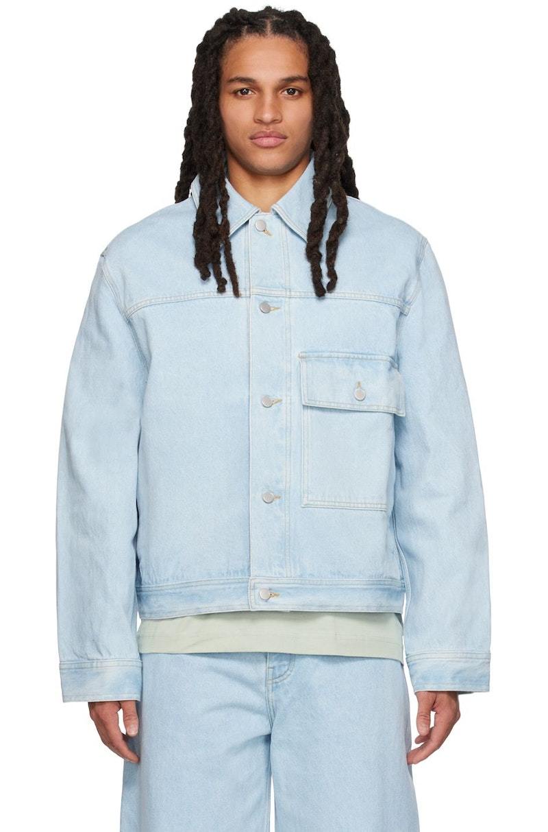 Studio Nicholson Blue Petar Denim Jacket | Garmentory