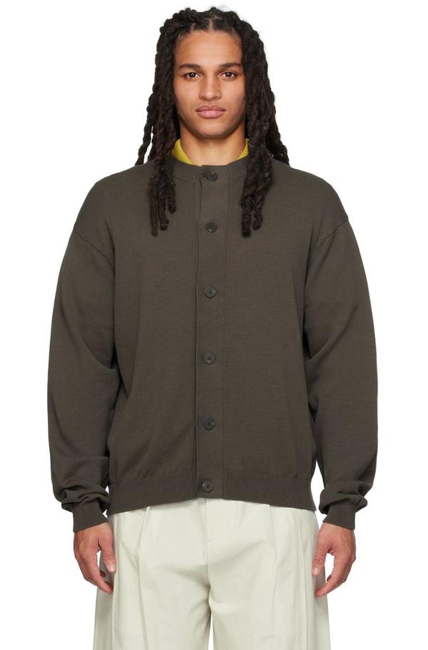 Studio Nicholson Sierra Cardigan - Brown | Garmentory