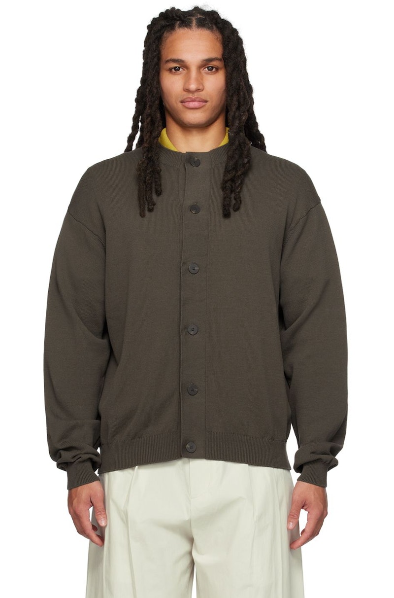 Studio Nicholson Sierra Cardigan - Brown | Garmentory