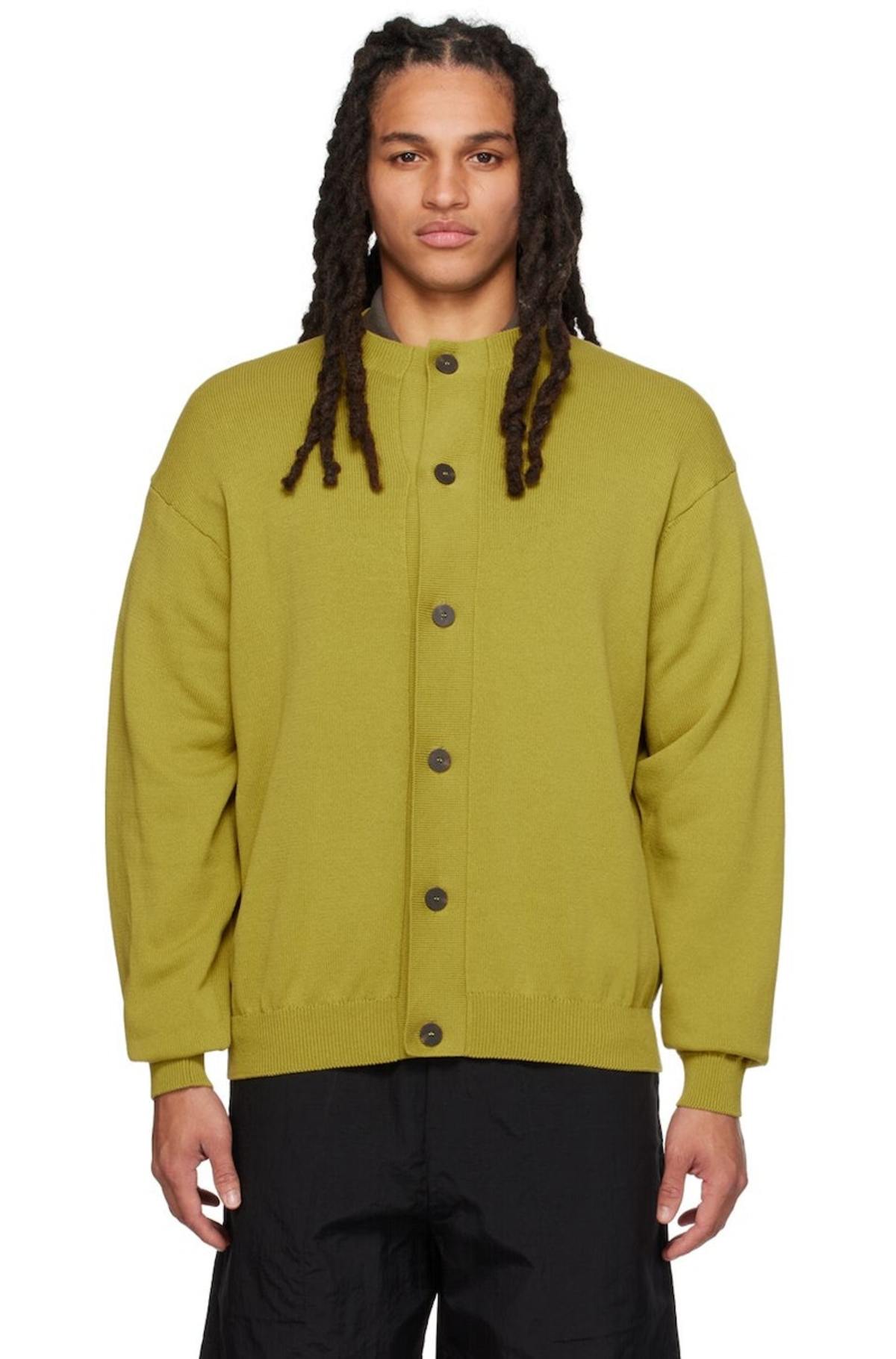 Studio Nicholson Sierra Cardigan - Green | Garmentory