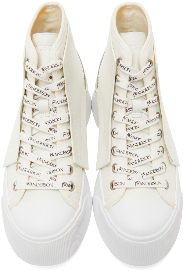 JW Anderson White Trainer Sneakers | Garmentory display picture 1