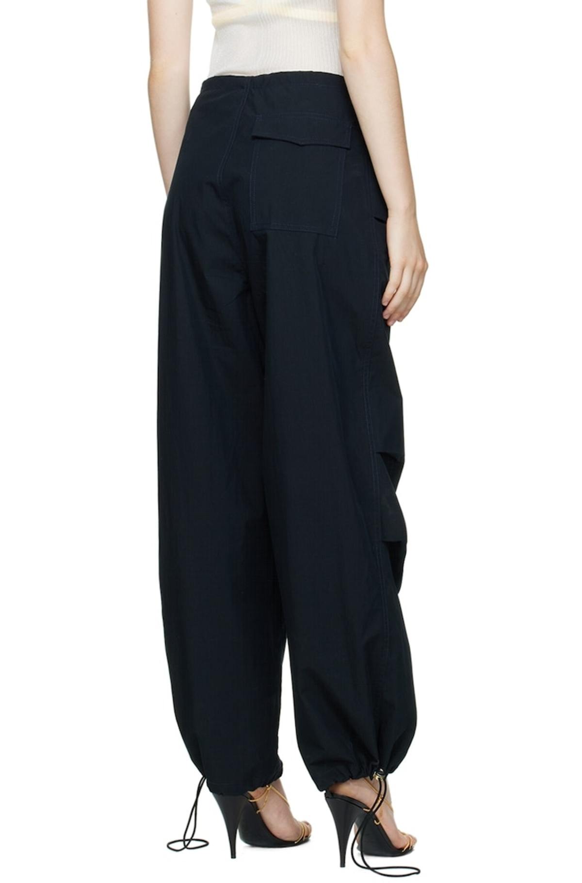 Dion Lee Toggle Parachute Trousers - Black | Garmentory