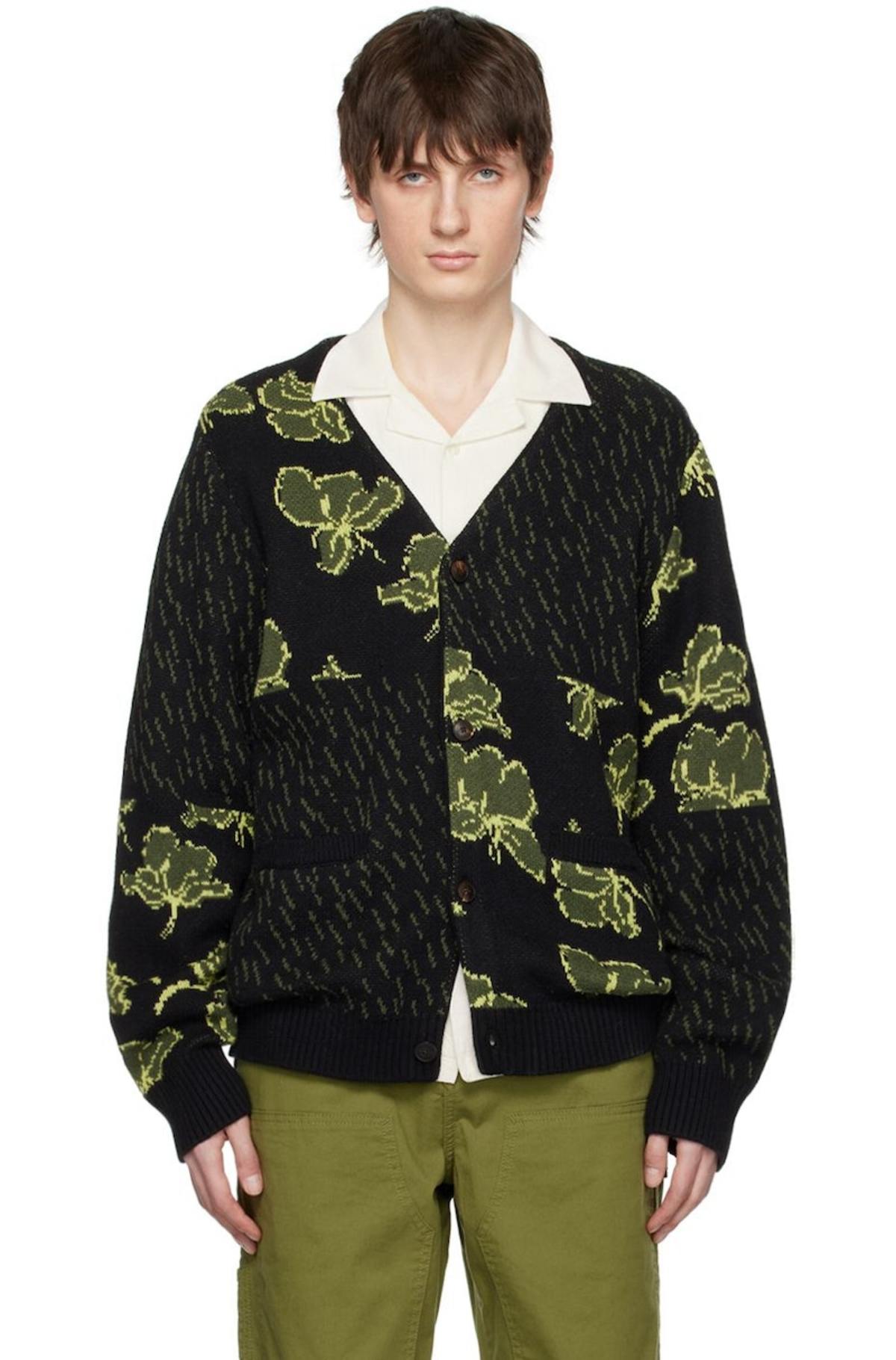 Saturdays NYC Sig Zane Edition Michael Mnoa Cardigan - Black
