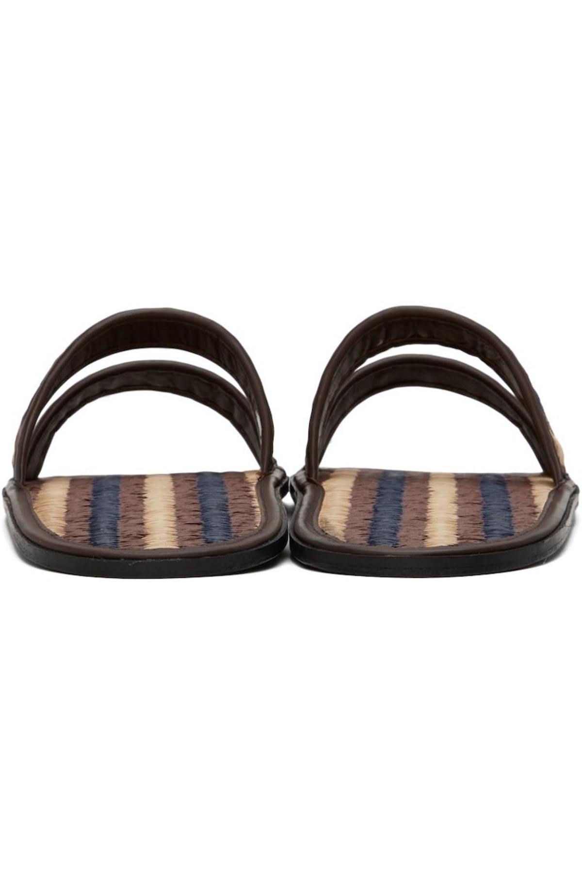 靴 BODE Duotone Summer Slides - Brown/Blue Bode Duotone Summer Slides Brown Blue – Neighbour