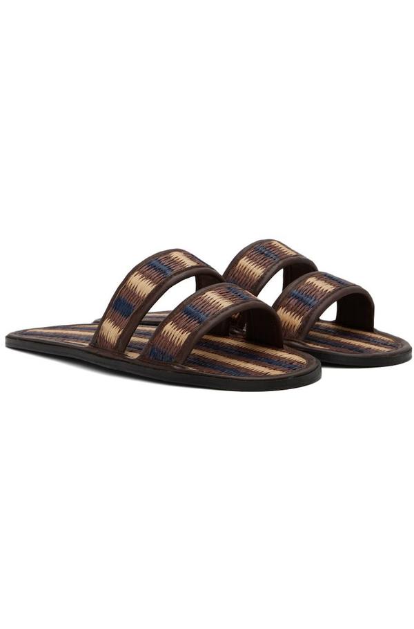 靴 BODE Duotone Summer Slides - Brown/Blue Duotone Summer Slides - Brown/Blue – BODE