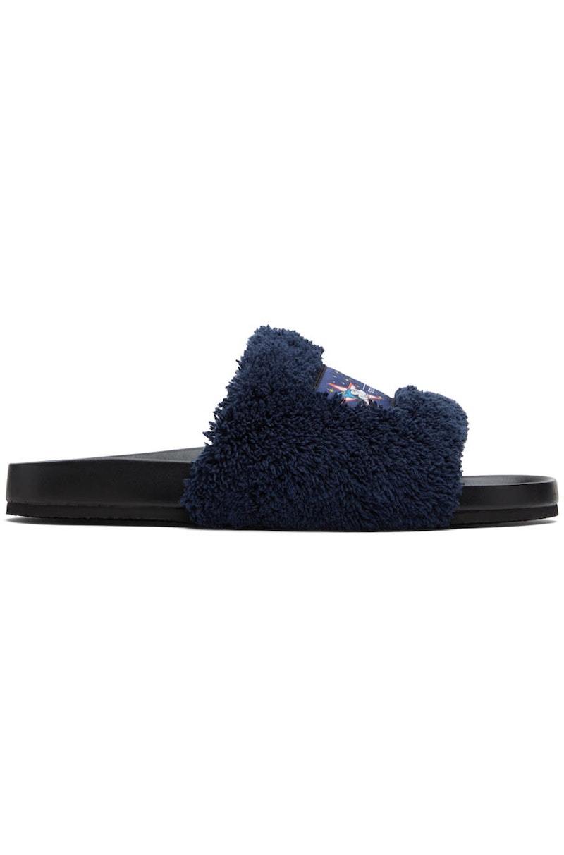 STELLA MCCARTNEY Fantasia Mickey Vesta Slides - Navy  display picture 1