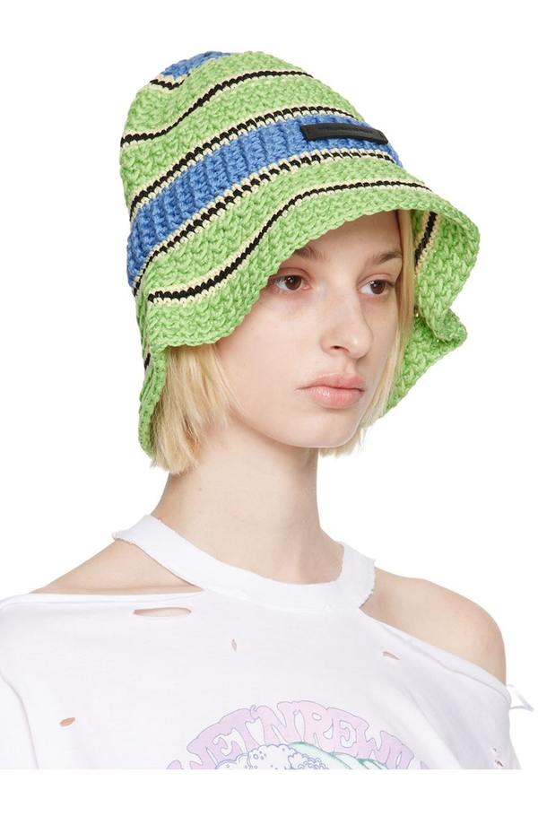 ハット STELLA MCCARTNEY Woman Hat Beige 7V0061WP0248 2742 Bucket hat with logo Stella McCartney - Favourites Moss Bros