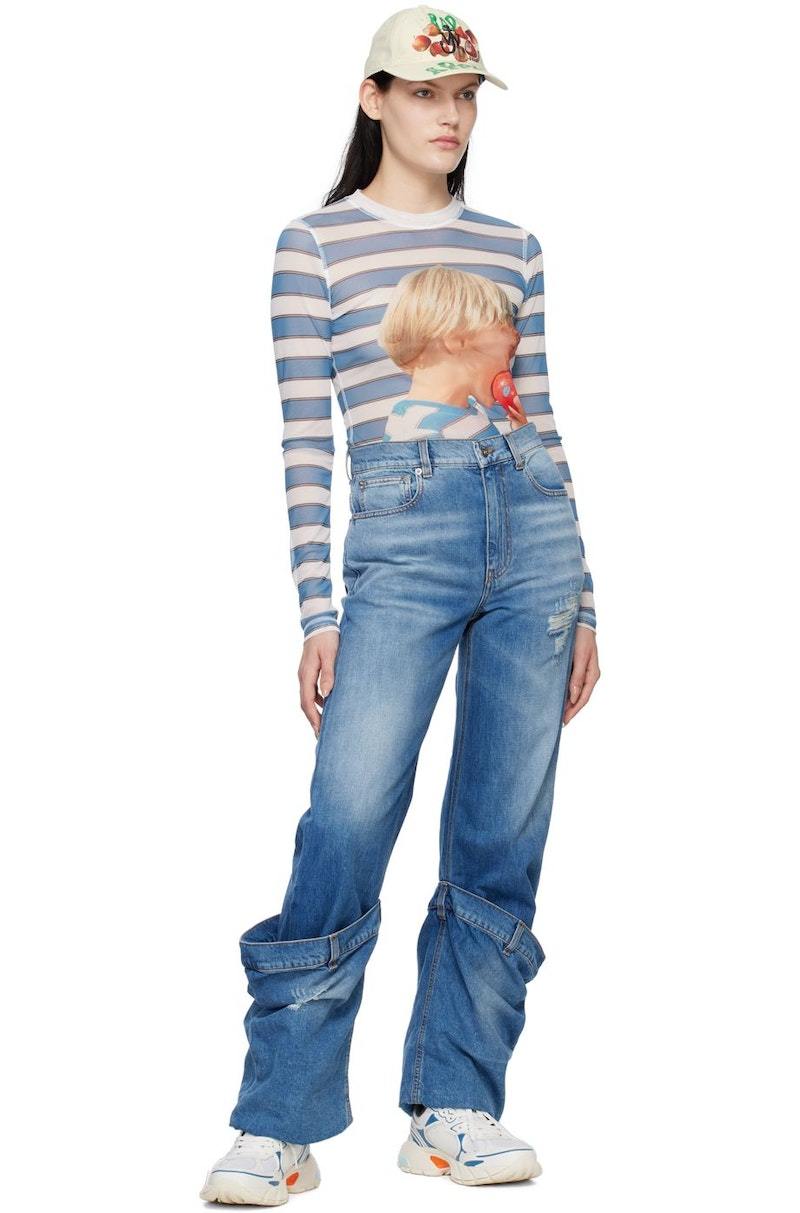 パンツ JW ANDERSON bucket jeans 2023SS jw anderson bucket jeans