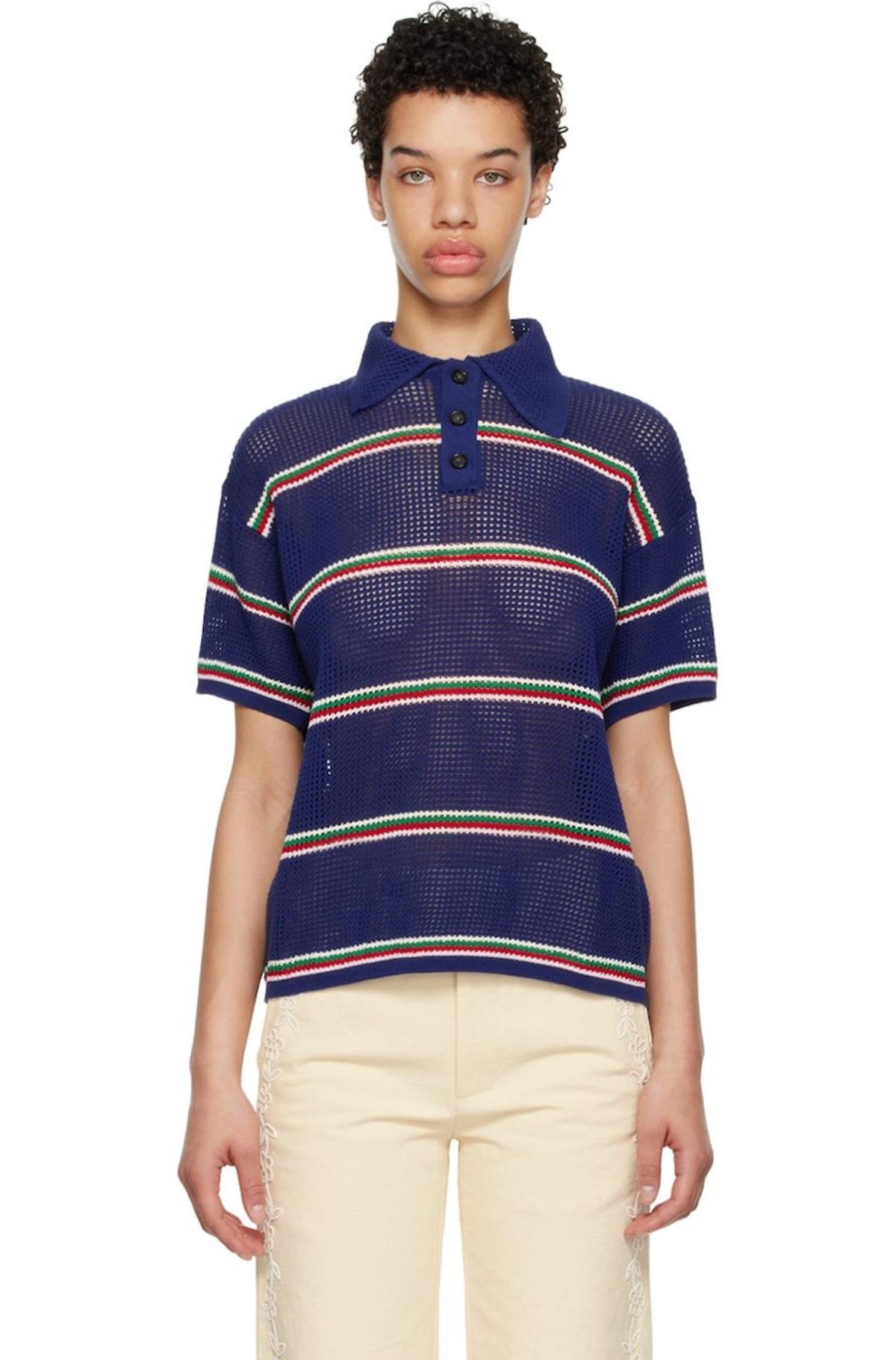 BODE Lattice Polo - Navy | Garmentory