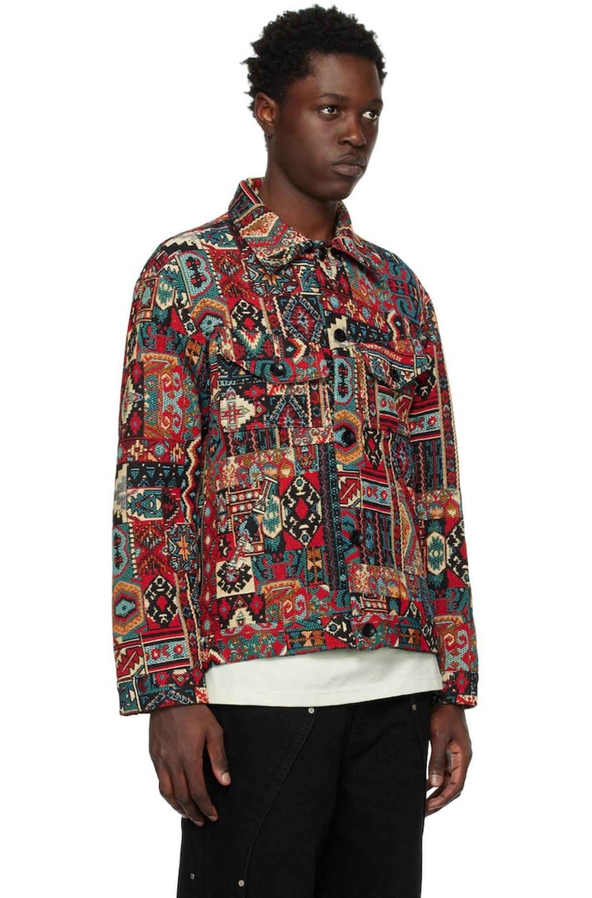 ANDERSSON BELLジャケット ANDERSSON BELL(アンダースンベル)のUNISEX GUITARIST PRINTED TYVEK