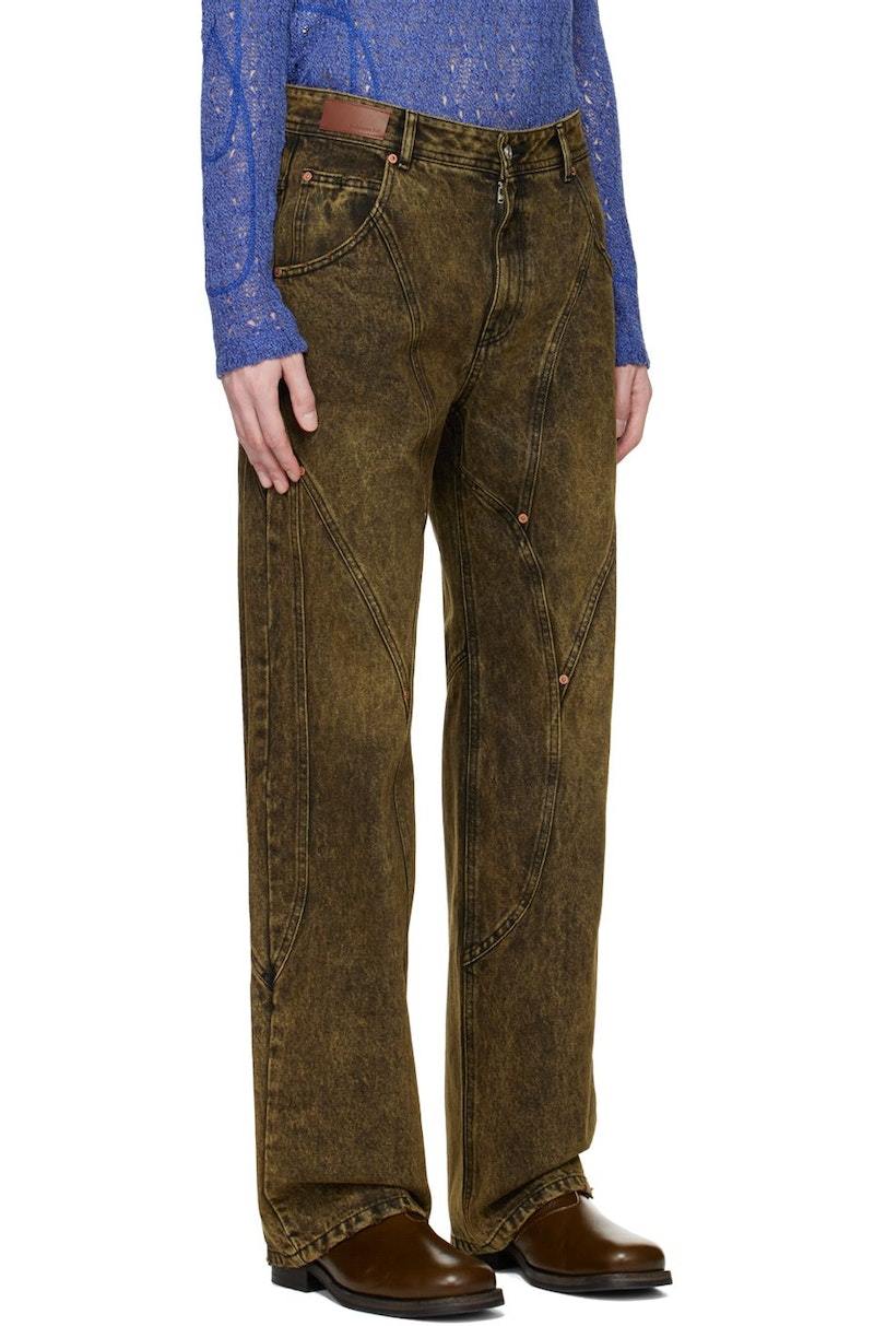 Andersson Bell Brick Curve Jeans - Brown | Garmentory