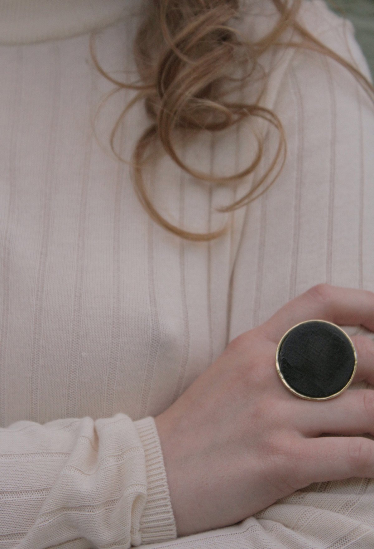 Sophie Monet Ebony Tulip Ring - Image 1 of 2