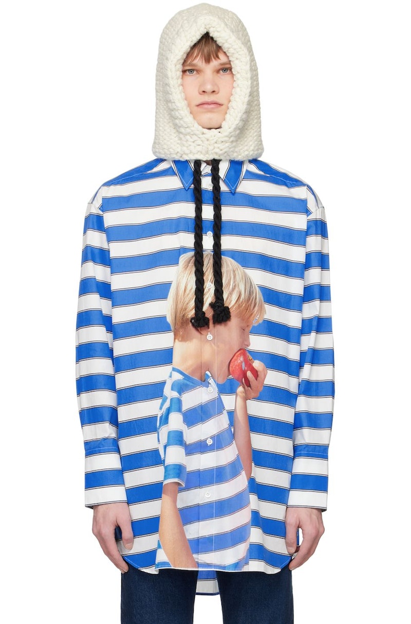 JW Anderson Wool Hood - White | Garmentory