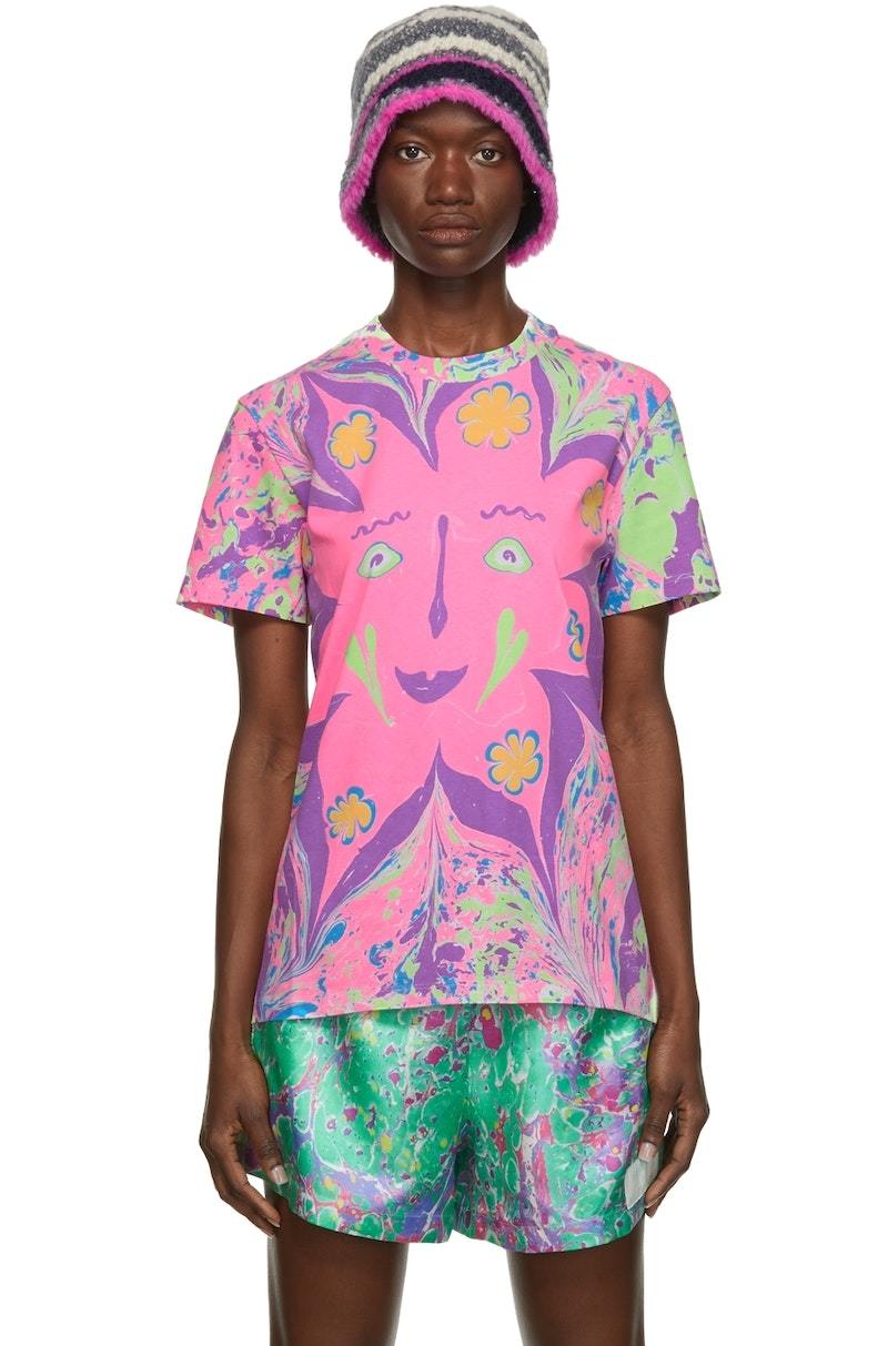 STELLA MCCARTNEY Multicolor Myfawnwy Edition Printed T-Shirt
