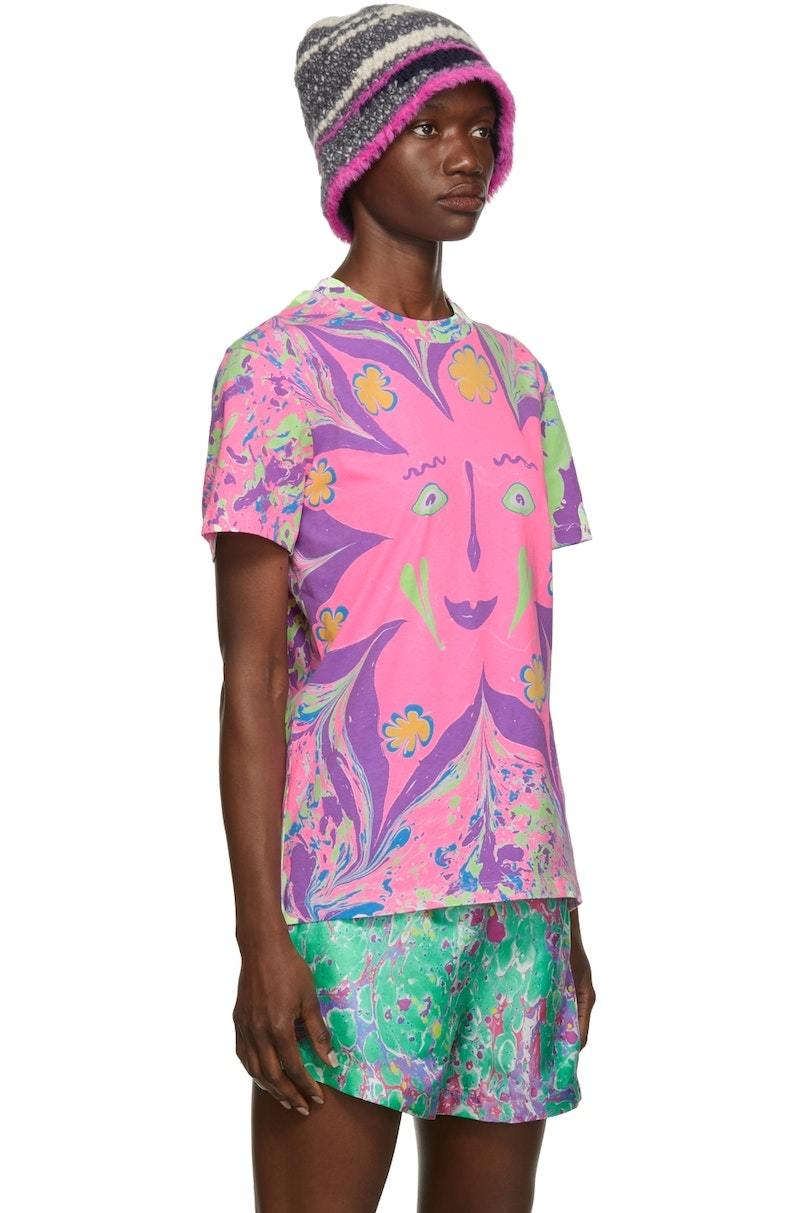 【STELLA MCCARTNEY】Lunar New Year Tシャツ STELLA MCCARTNEY Multicolor Myfawnwy Edition Printed T-Shirt
