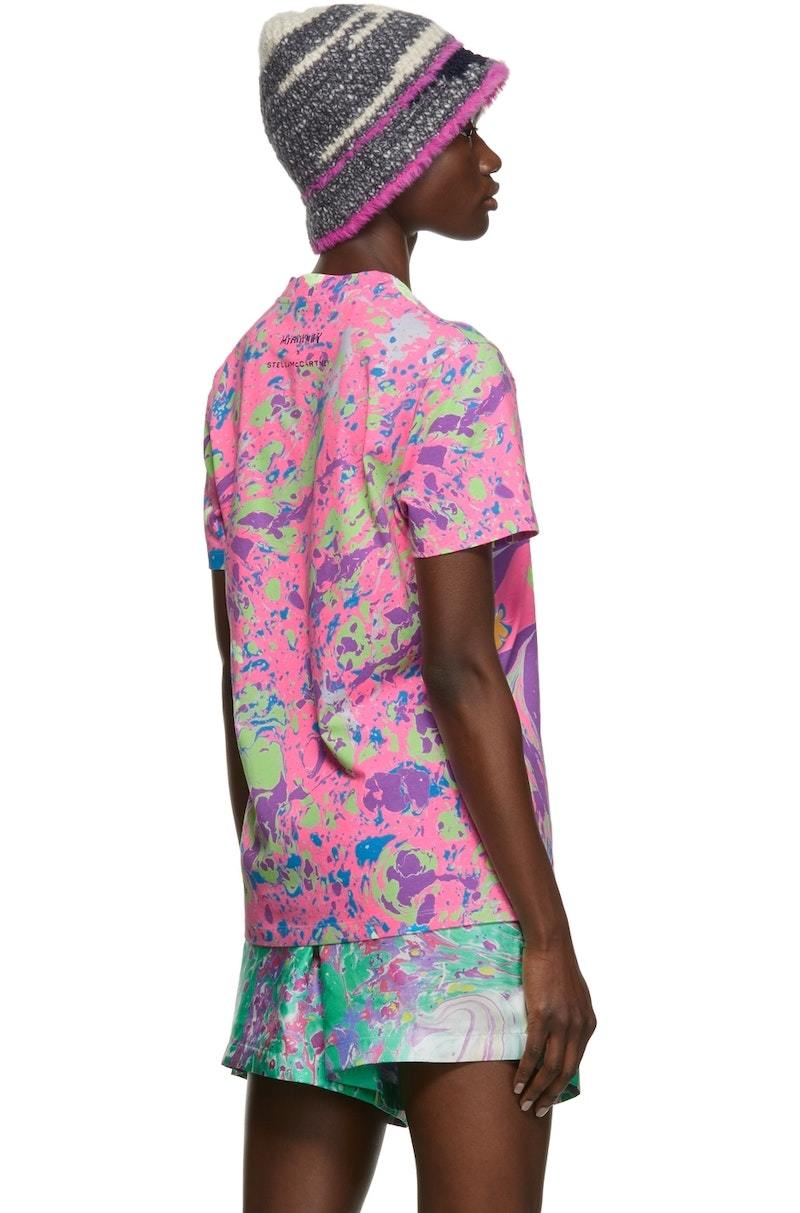【SATIIIZ】McCartney Printed Short-Sleeved T-Shirts Generic Summer Men Women Youth Short Sleeve T Shirt Jesse