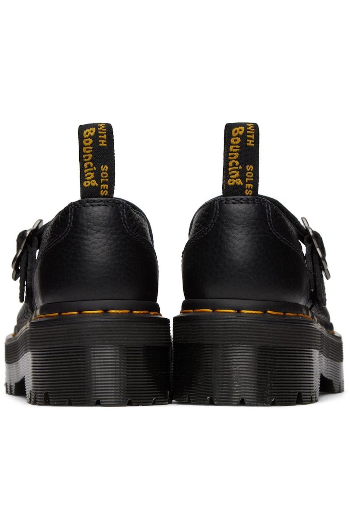 Dr. Martens Addina Flower Mary Jane Platform Oxfords Black Garmentory