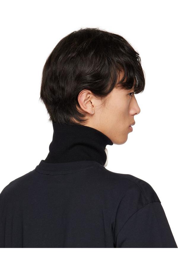 JW Anderson Black Neckband Scarf | Garmentory