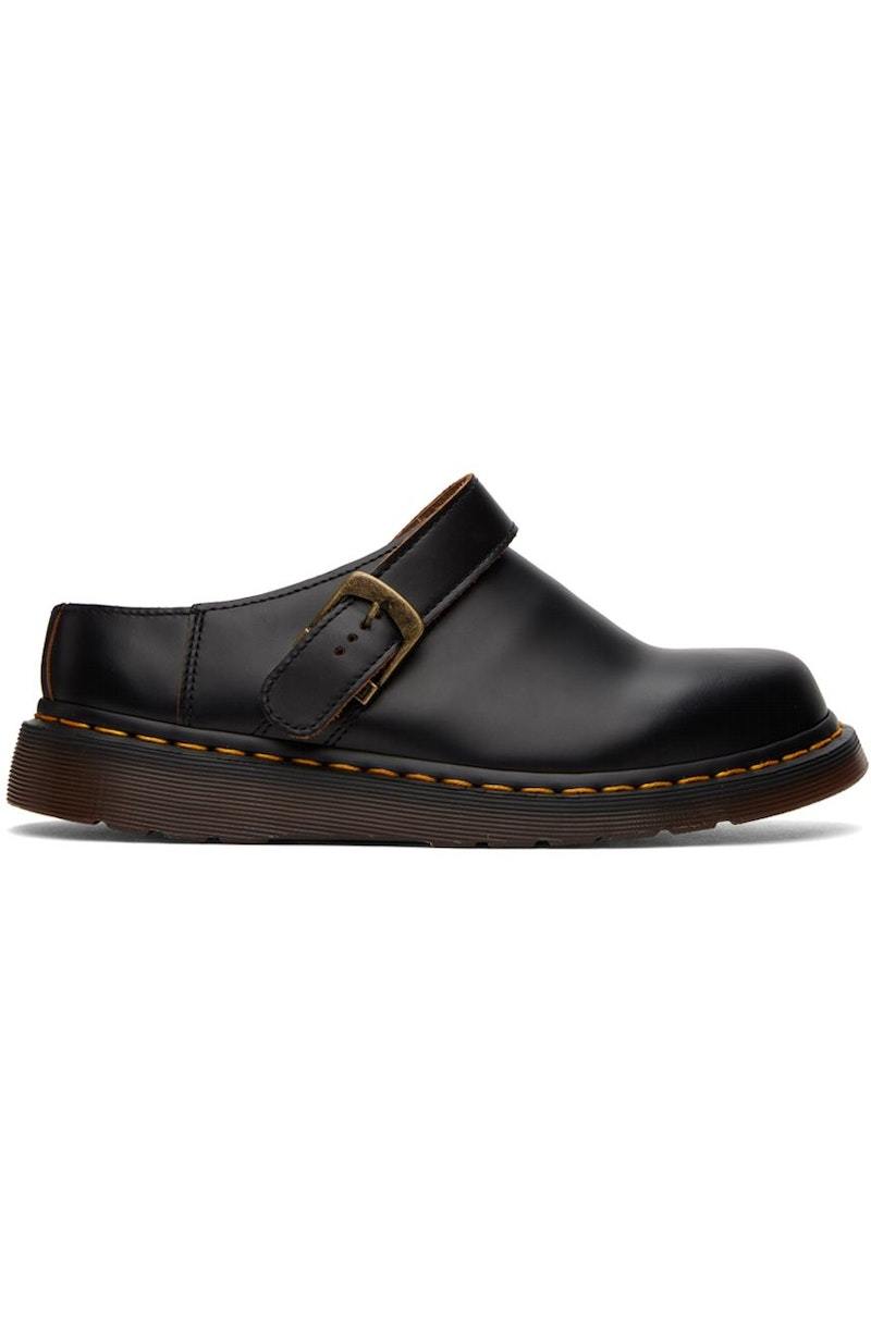 Dr Martens★ISHAM SLINGBACK MULES★兼用★BLACK Dr. Martens Isham Leather Mules | Black | FARFETCH