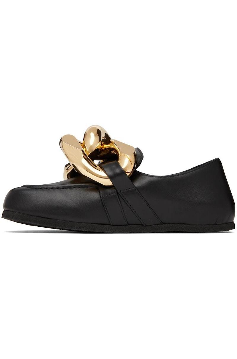 JW ANDERSON Chain Loafers - Black | Garmentory