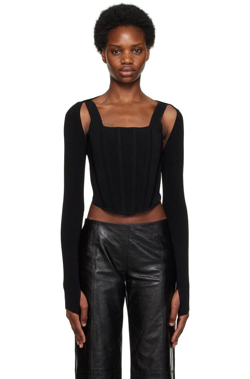 dion lee pointelle corset dress Dion Lee Pointelle Corset Dress, Women's Fashion, Tops, Sleeveless on Carousell
