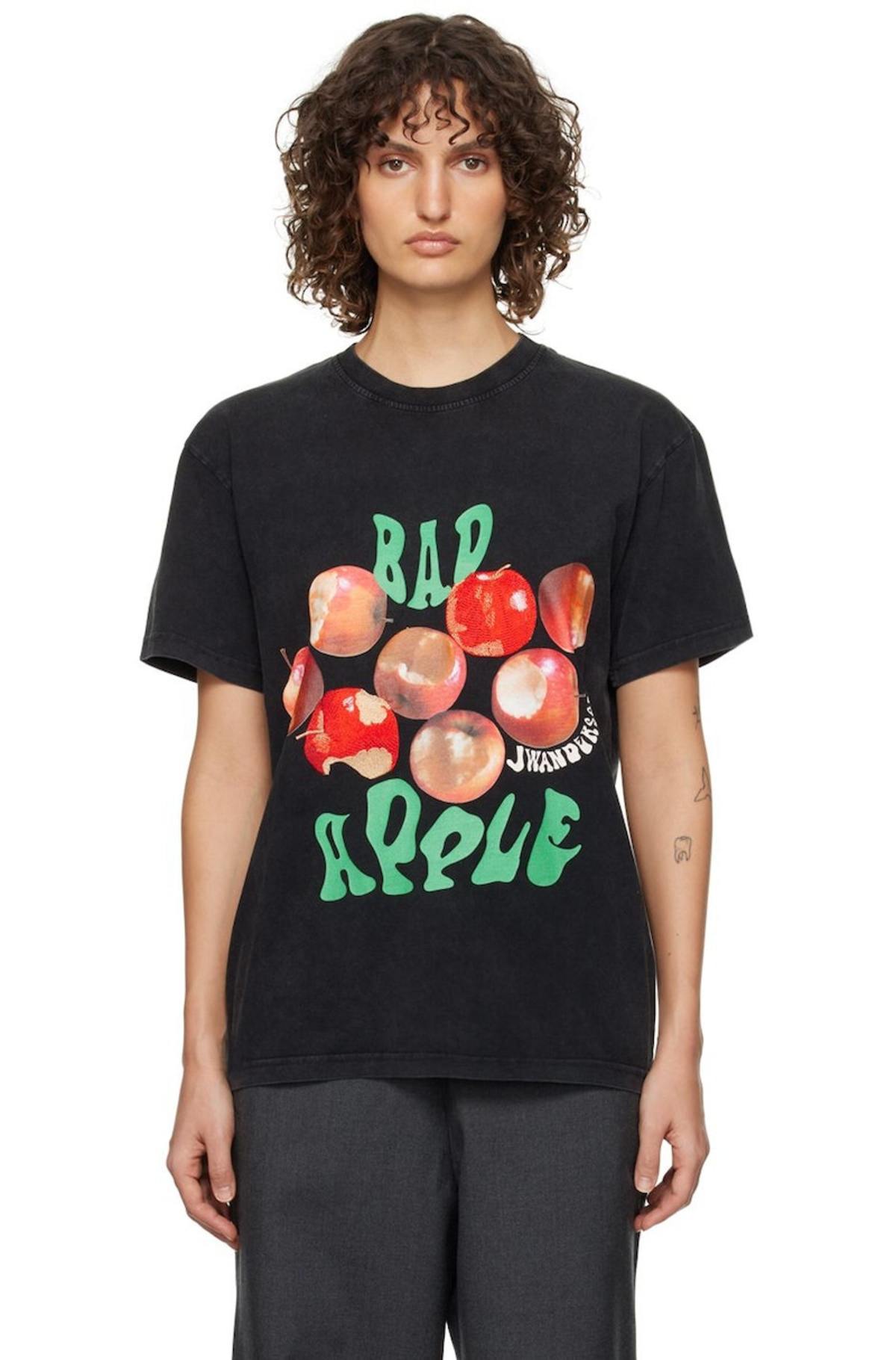 JW ANDERSON Bad Apple T-Shirt - Gray | Garmentory