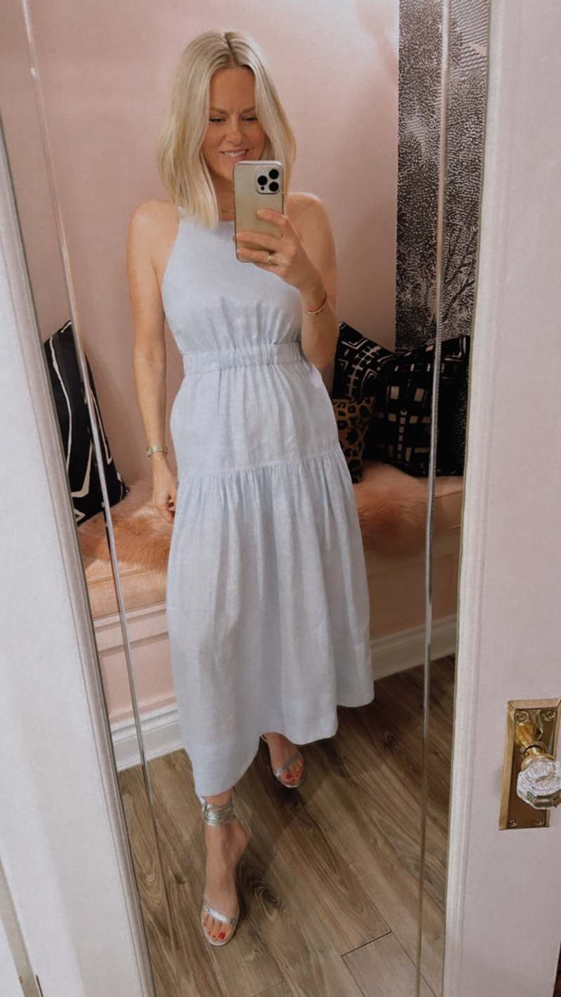 A.L.C. Wrenley Maxi Dress - Ice Blue