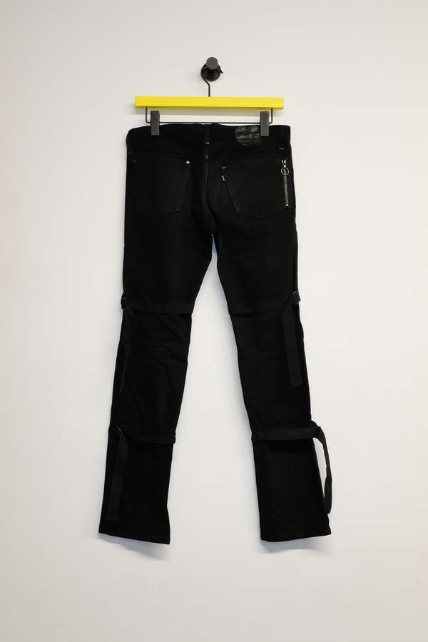 パンツ n(n) BY NUMBER (N)INE blackdenim archive Number (N)ine Archive Night Crawler Over-dyed 5 Pocket Hardcore