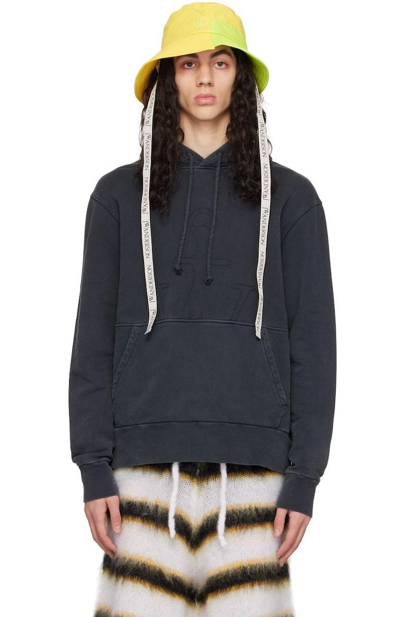 新品 JW ANDERSON ロゴバケットハット M/L 新品 JW ANDERSON ロゴ