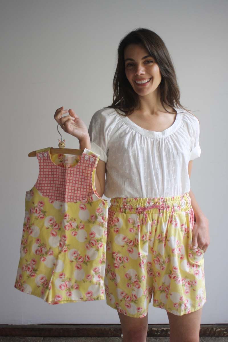 Myrtle Lou Shorts - Polka Dot Rose