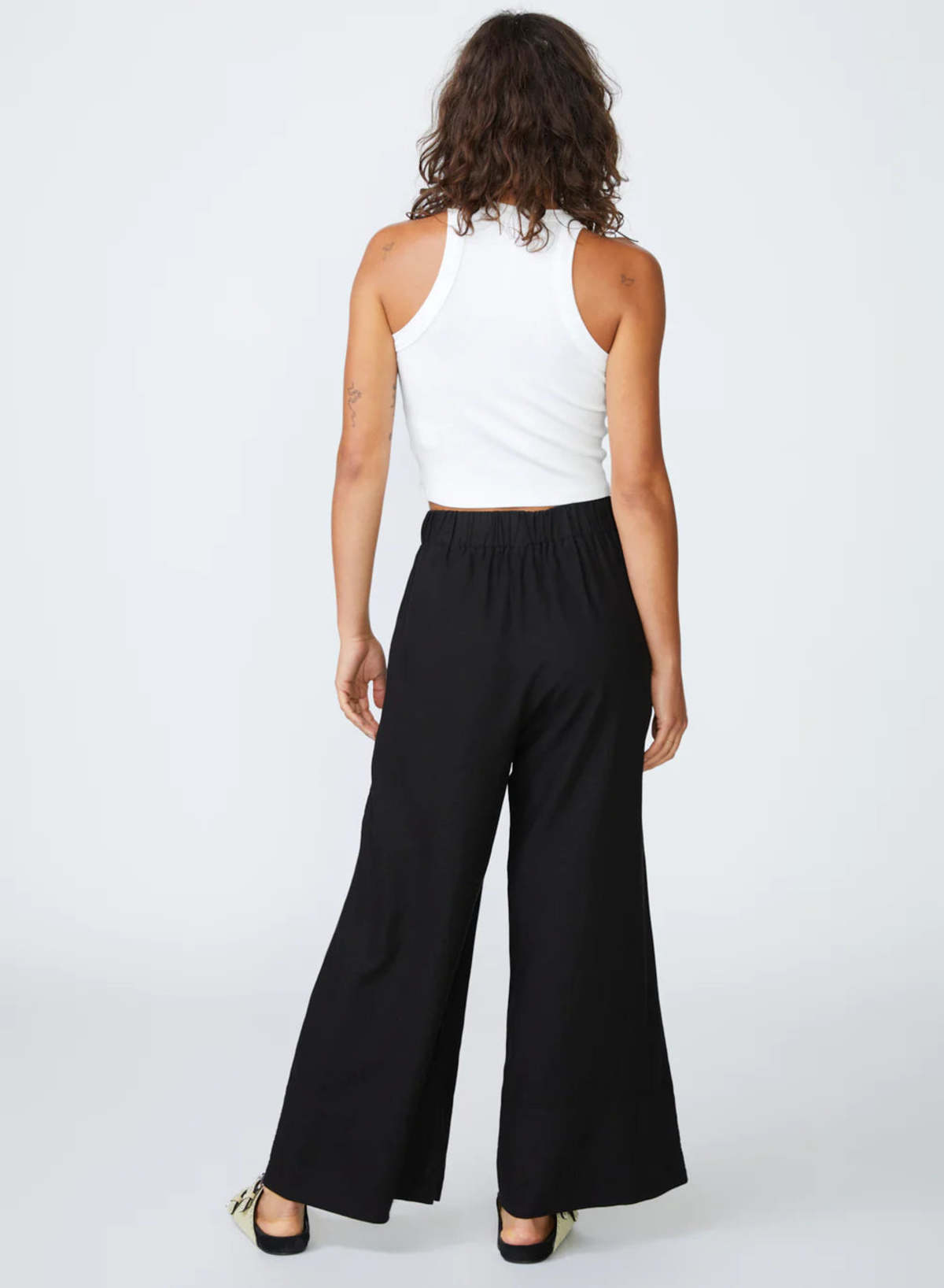 Stateside Linen Wide Leg Pant | Garmentory