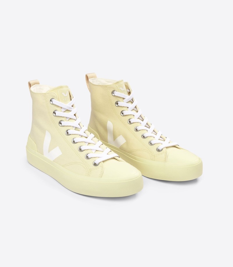VEJA Wata II High Top Vegan Shoes - Butter