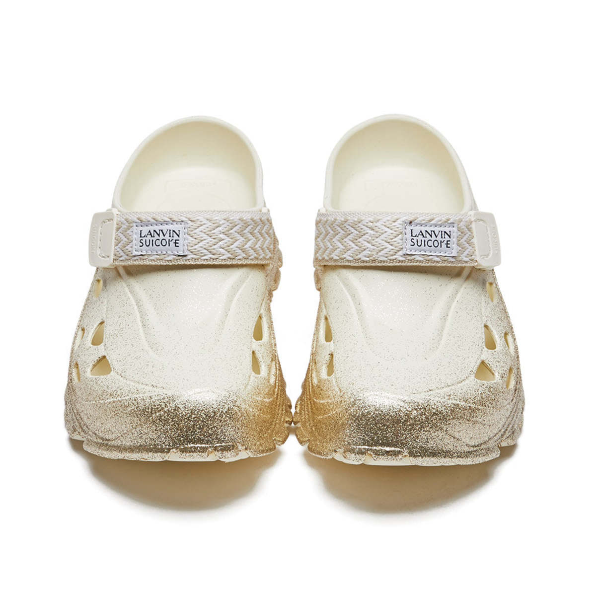 Suicoke MOK Curb X x Lanvin clogs - Gold/Green | Garmentory