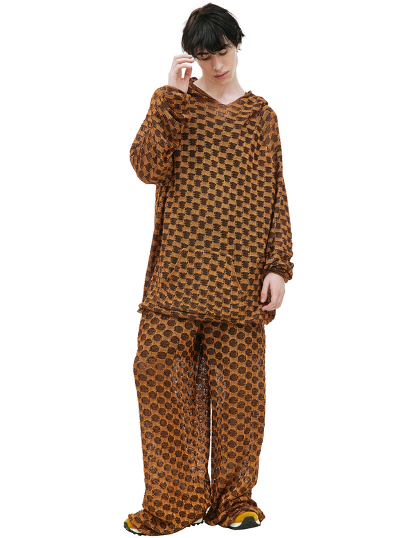 Isa Boulder knit hoodie - Orange | Garmentory