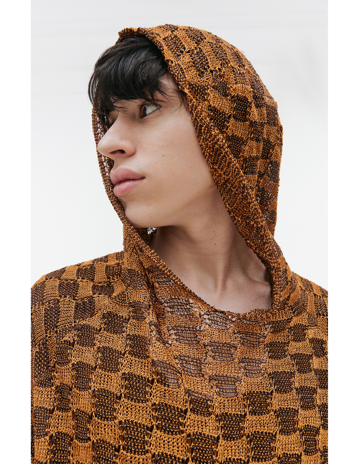 Isa Boulder knit hoodie - Orange | Garmentory