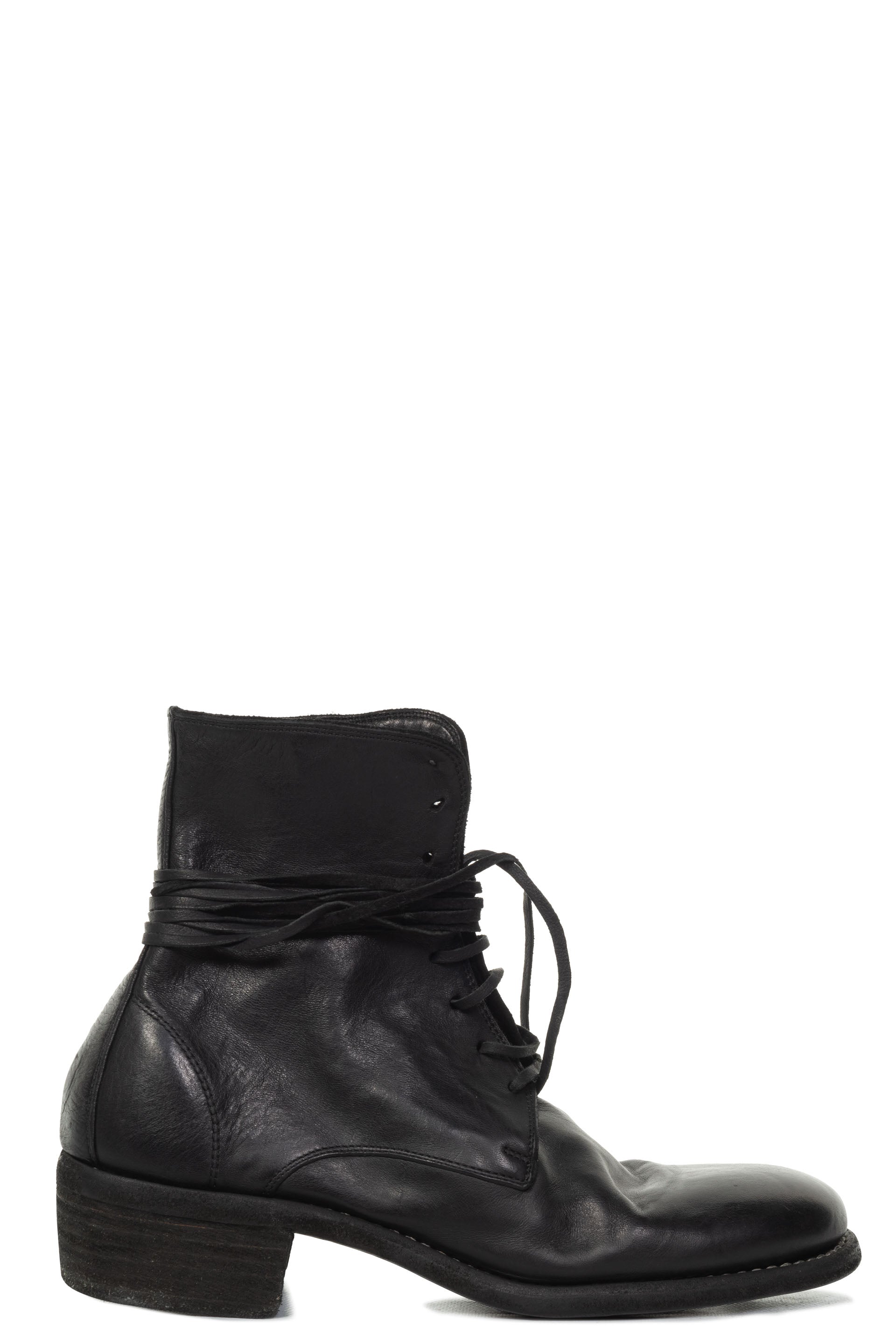 Guidi 795 Horse Laced Up Boots - Black | Garmentory