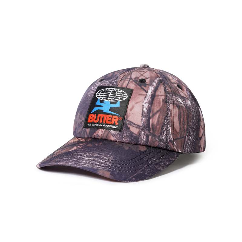 Butter Goods Terrain Contrast 6 Panel Cap - Forest Camo