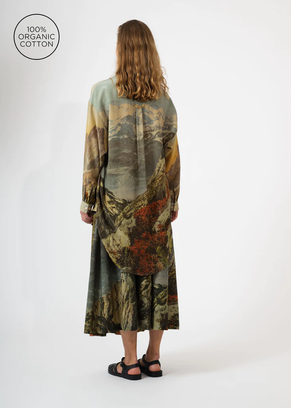 ANNTIAN BIG SHIRT - POSTCARD V6ALPENROSE | Garmentory